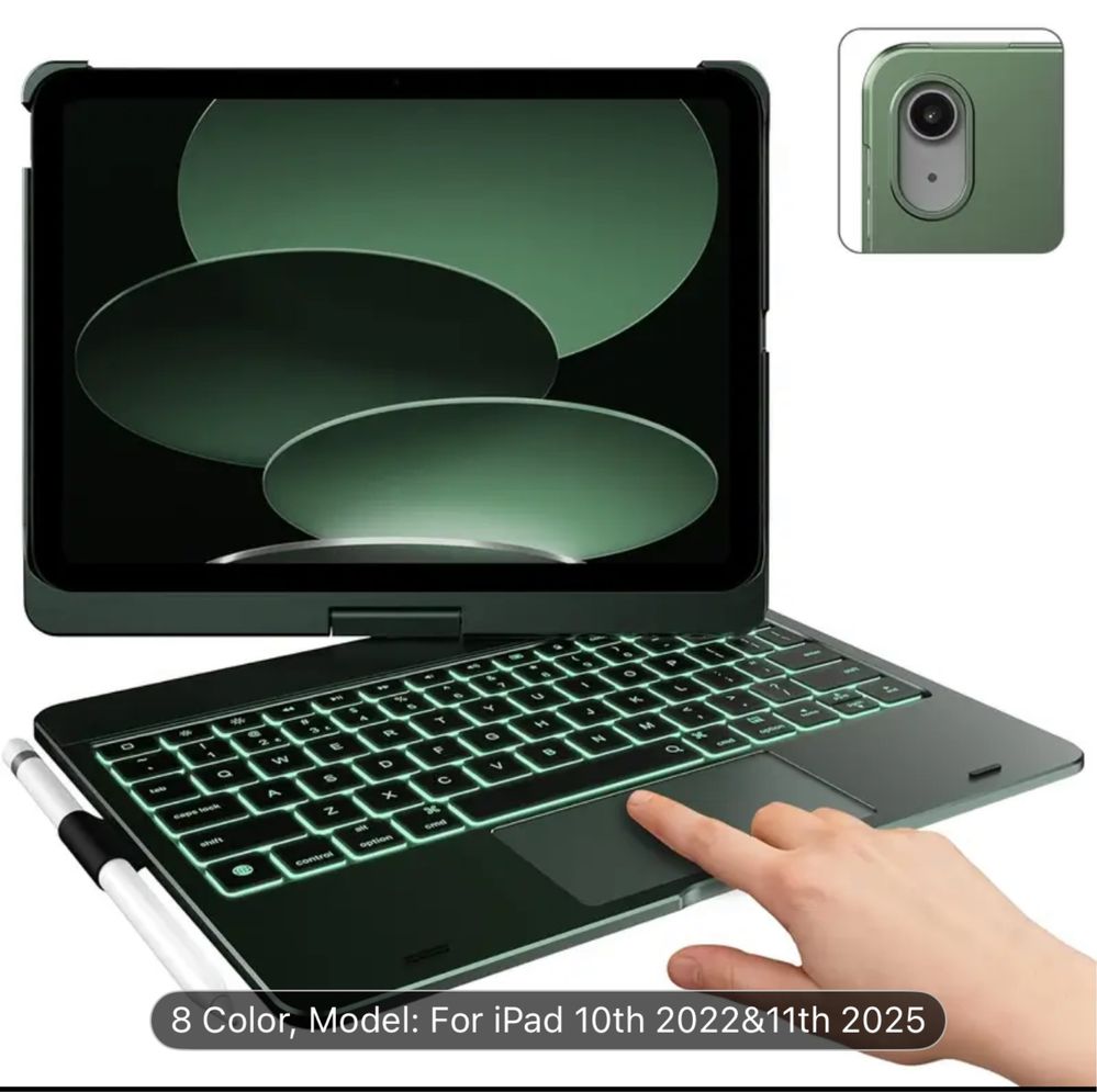 Клавиатура за iPad (10.9”, 2022) и iPad 11th Gen (A16, 2025)