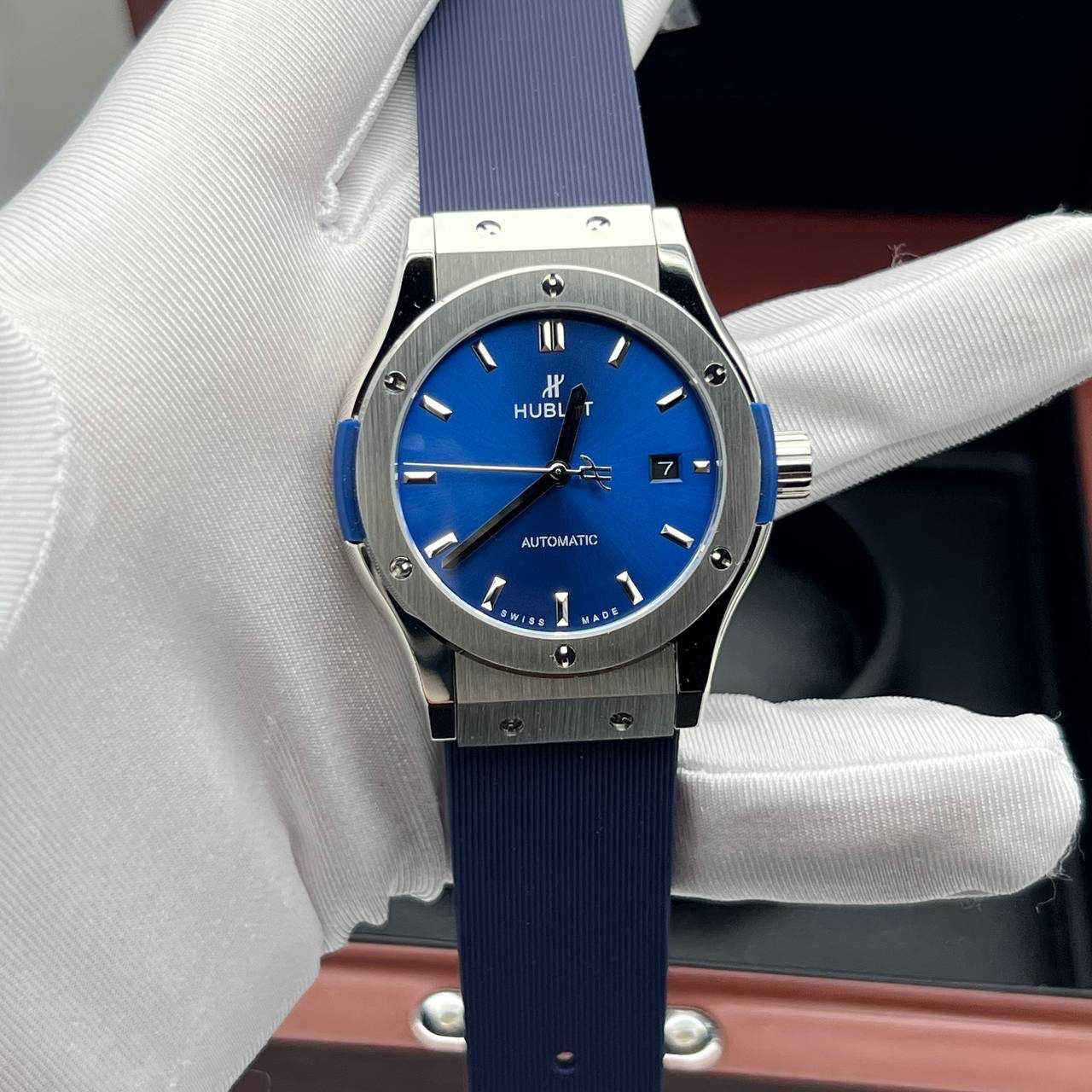 hb classic fusion 42mm сребро/колекция