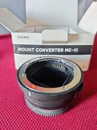 адаптер Sigma MC-11 Mount Converter (Canon EF към Sony E)