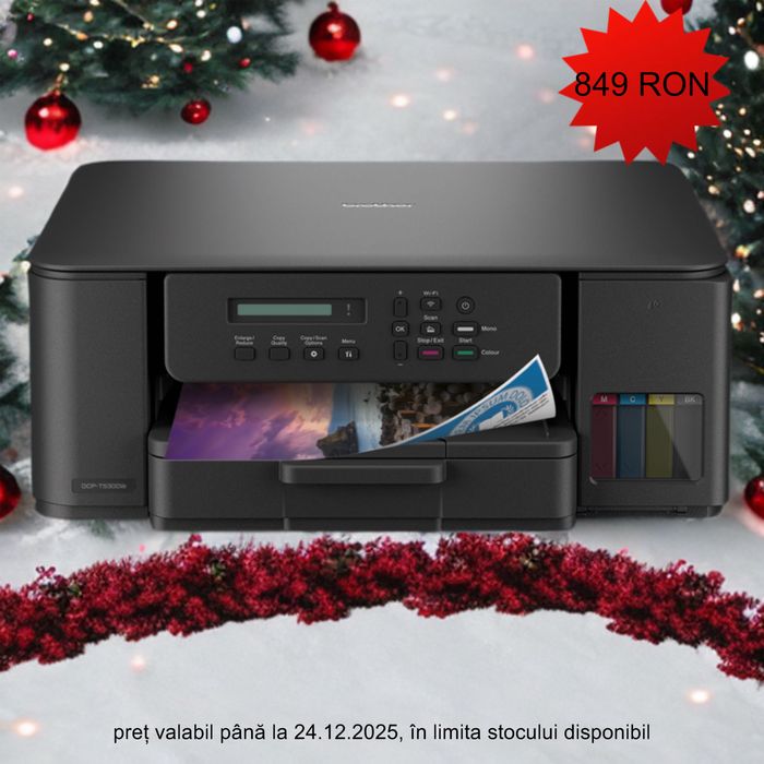 Brother DCP-T530DW – sigilată | PROMO CRĂCIUN | livrare gratuită