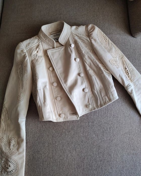 Geaca din piele Zara limited edition