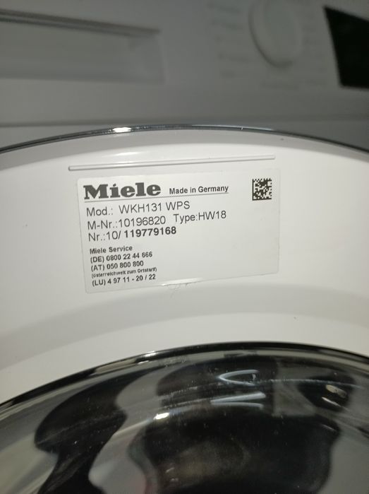 Mașina de spălat, MIELE