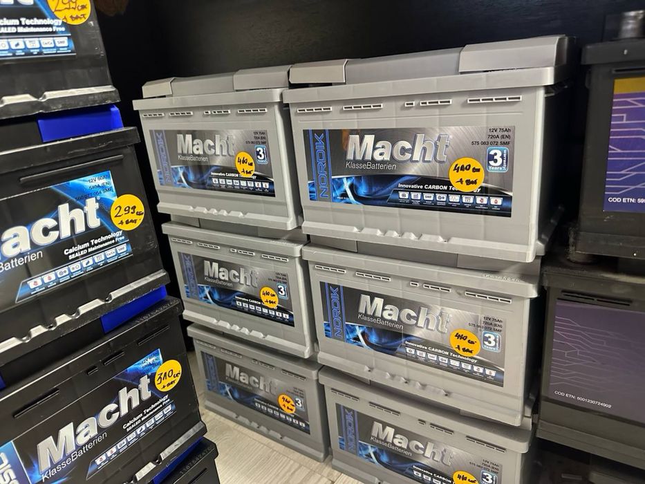 Baterie auto macht. 2 ani garantie