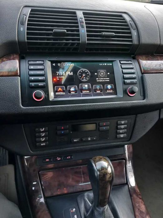 Navigatie GPS Android 15 BMW Seria 5 E39 X5 E53 QLed Carplay DSP