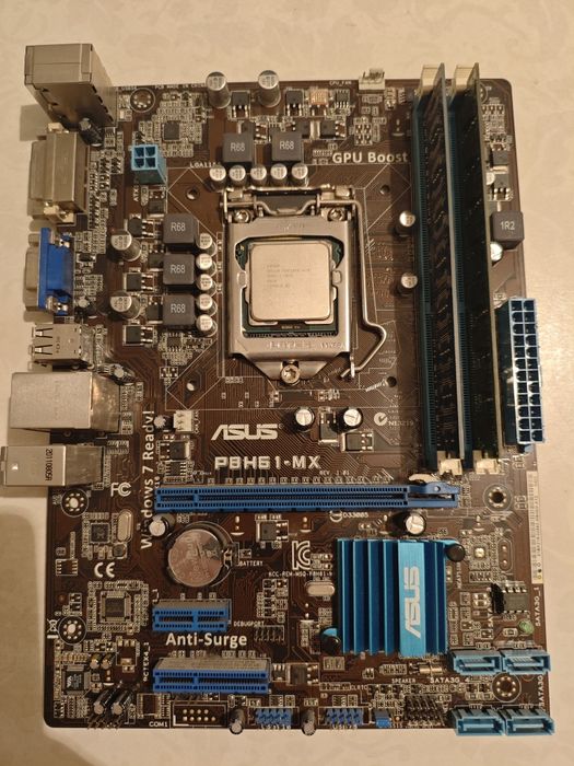Комплект DDR3 Pentium Asus P8H61-MX