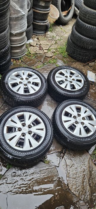 5/114.3/15 hyundai ix20 оригинални джанти със зимни гуми комплект 4бр.