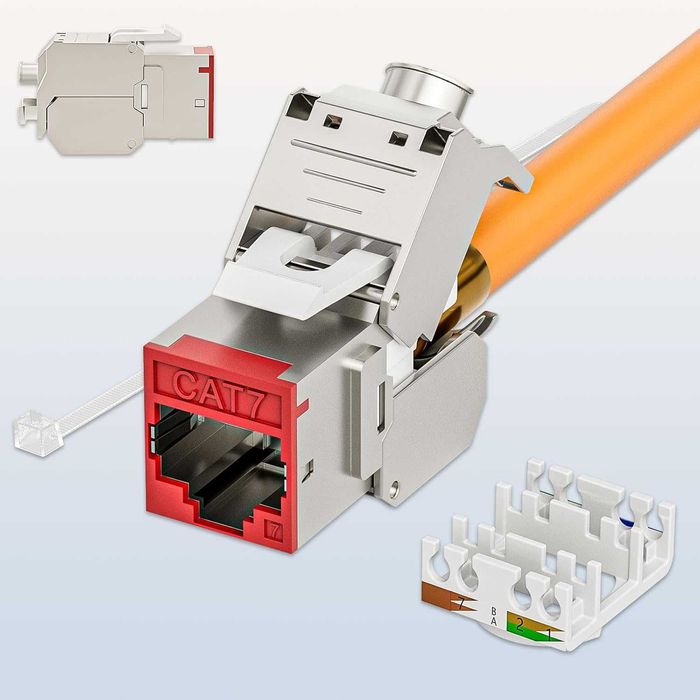FGB 10Gbps 24 Port CAT7 Patch Panel 24x Coloured