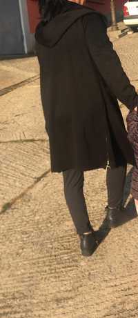 Черно сако с качулка