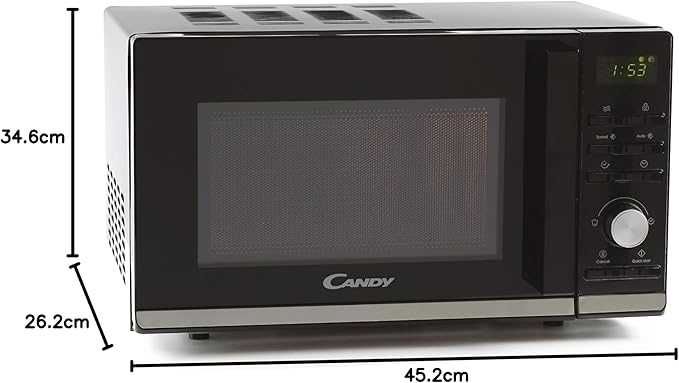 Нова микровълнова фурна Candy CMWA20TNDB, 700 вата, 20 литра, черна