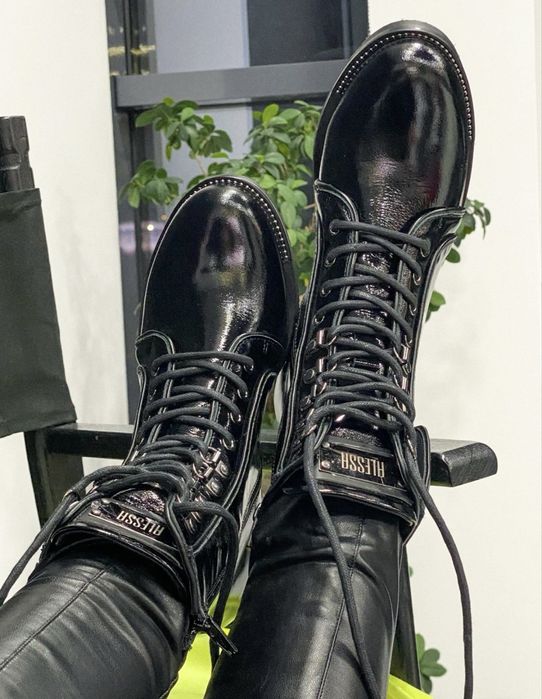 ALESSA кубинки от естествена кожа