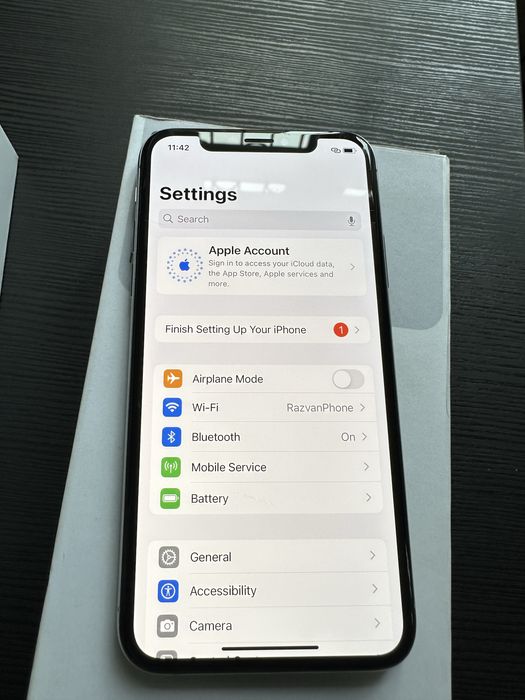 Iphone XS 64GB alb cablu incarcare huse stare buna neverlocked