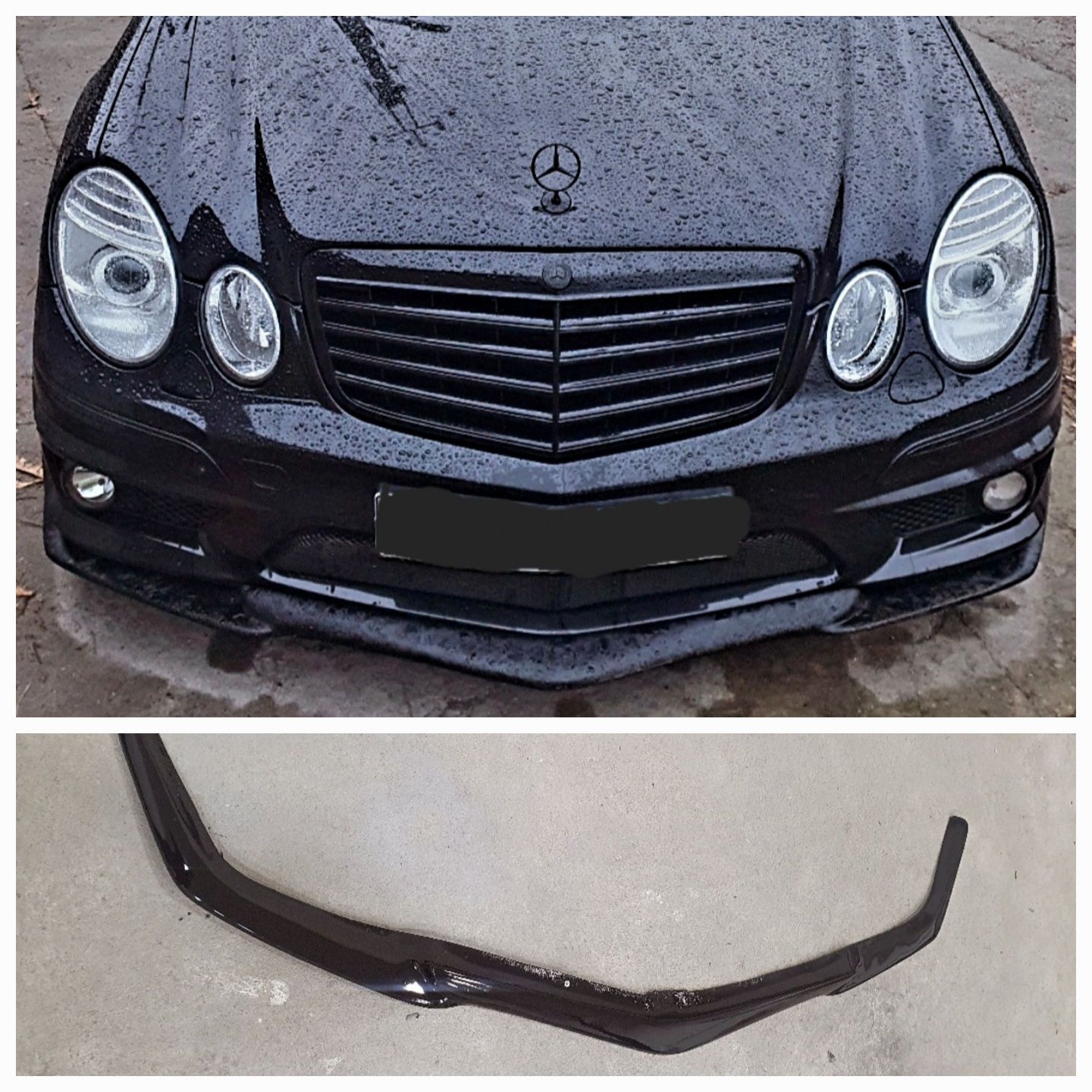 Сплиттер бампера W211 E63 AMG