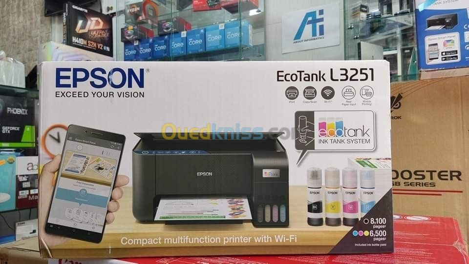 Принтер Epson L3251 (МФУ, струйный, А4) Первые руки!