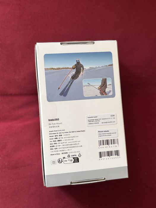 Suport camera ski insta 360 Ski Pole Mount original sigilat