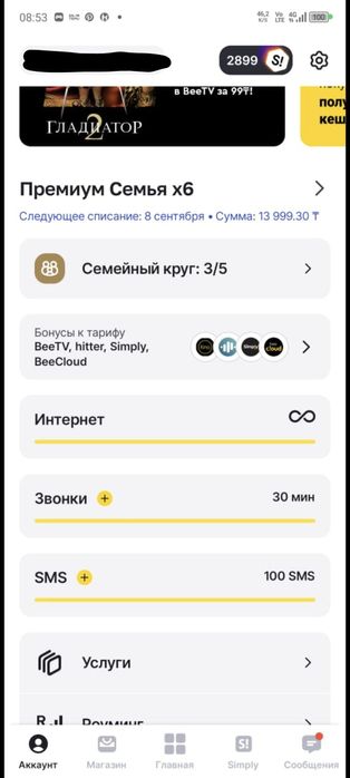 Семейный тариф Билайн
