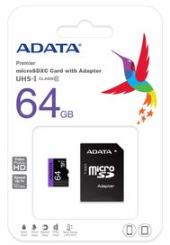 Нова MicroSD 64GB - бърза карта памет, Class10 - запечатана в опаковка