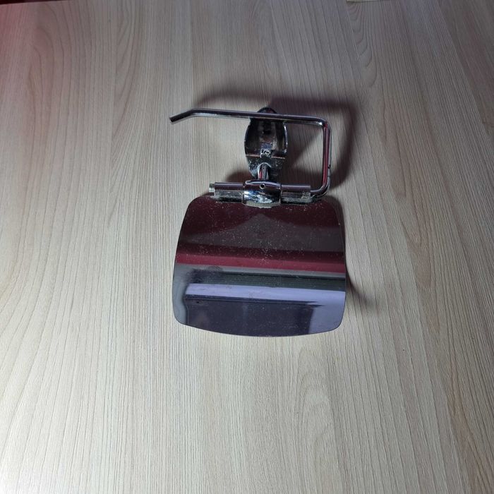 Suport metalic hartie igienica toaleta - cu clapeta - cromat