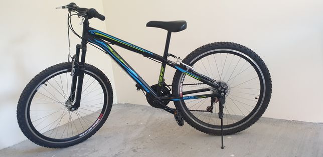 Bicicleta MTB storm 9 BR , 26 inch , cadru otel , negru cu albastru V