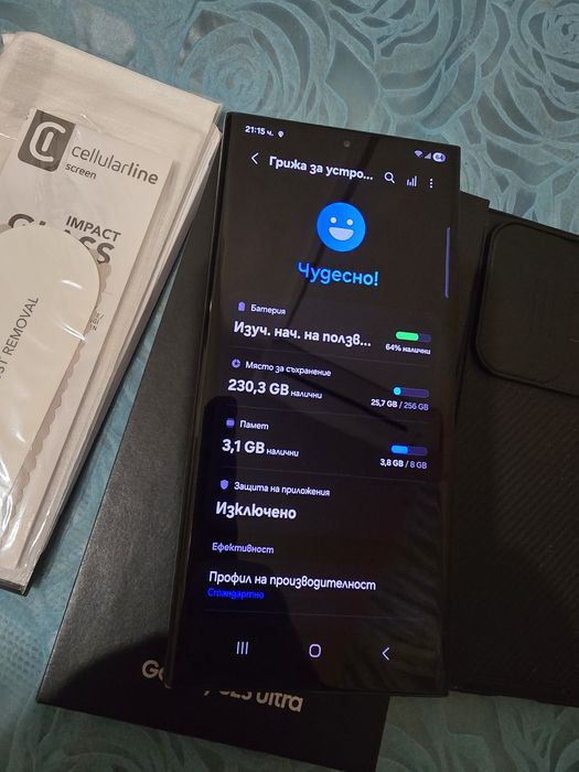 БАРТЕР Samsung Galaxy S23 Ultra, 256GB, 8GB RAM, 5G, Phantom Black