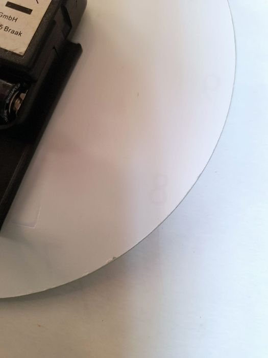 Ceas de perete din sticla cu bufniță