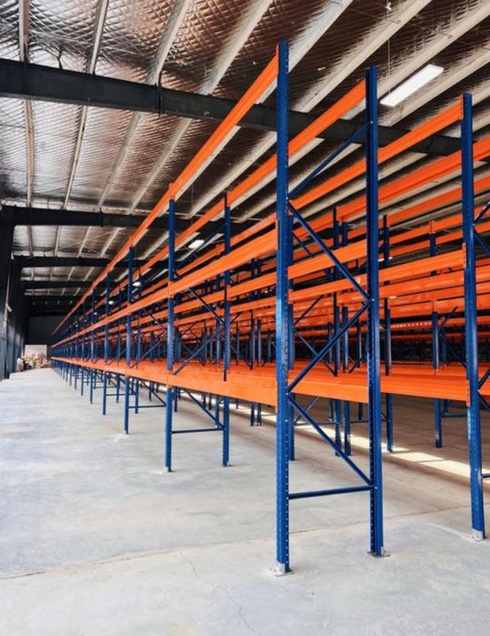 Rafturi metalice depozitare Euro paleti și marfa manuala