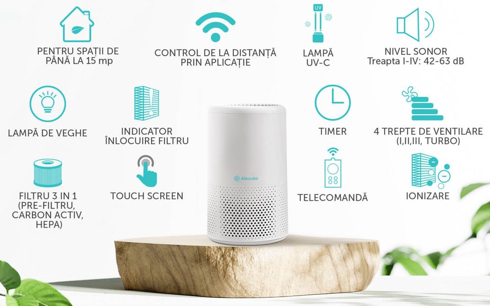Purificator WiFi Alecoair p15 Kiddo