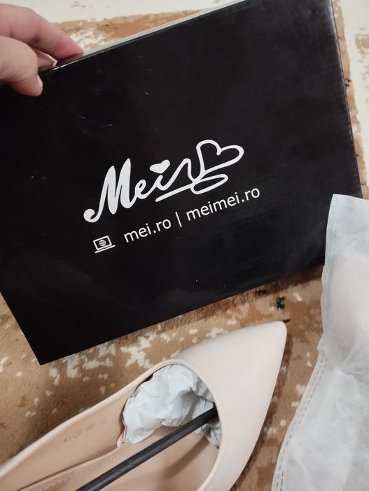 Pantofi stiletto nude Mei