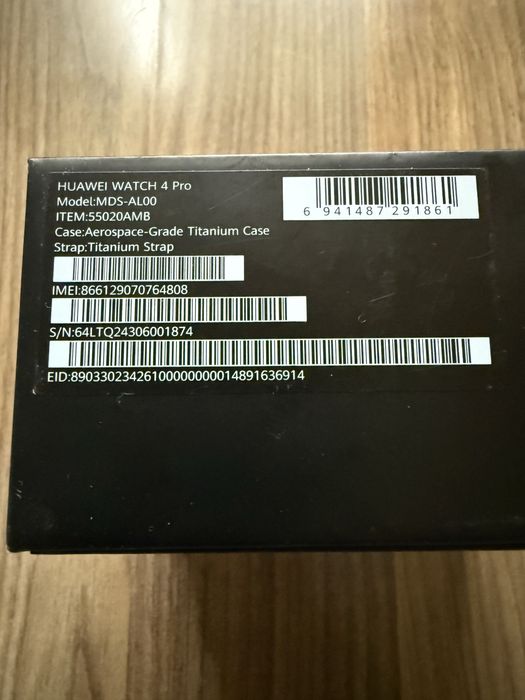 Huawei Watch 4 Pro Titanium LTE 24м. Yettel