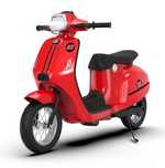 Scuter electric Kinderauto Retro 350W 24V 10Ah cu roti gonflabile