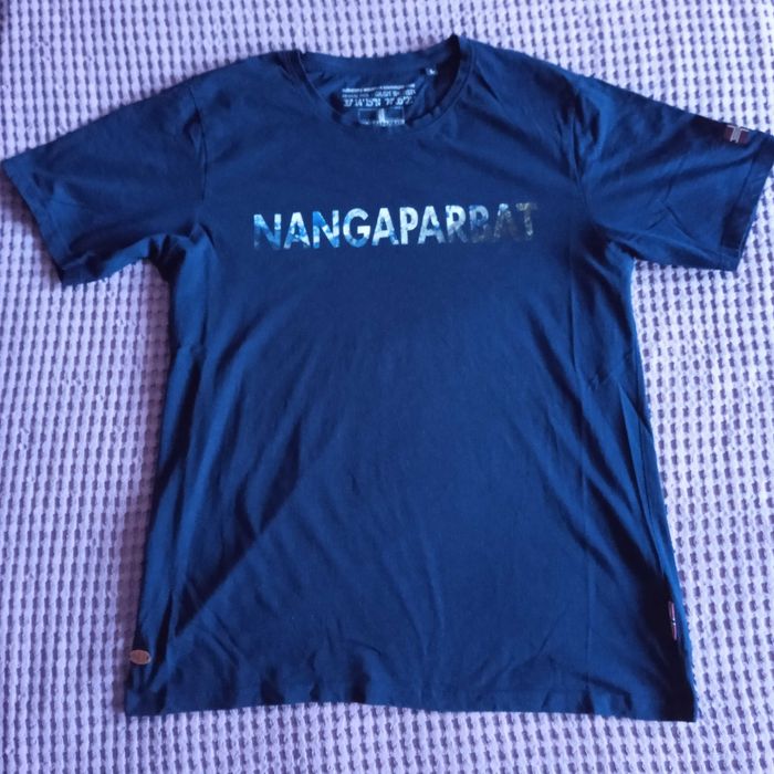 NANGAPARBAT L НОВА С ЕТИКЕТ оригинална тениска Navy blue T-shirt