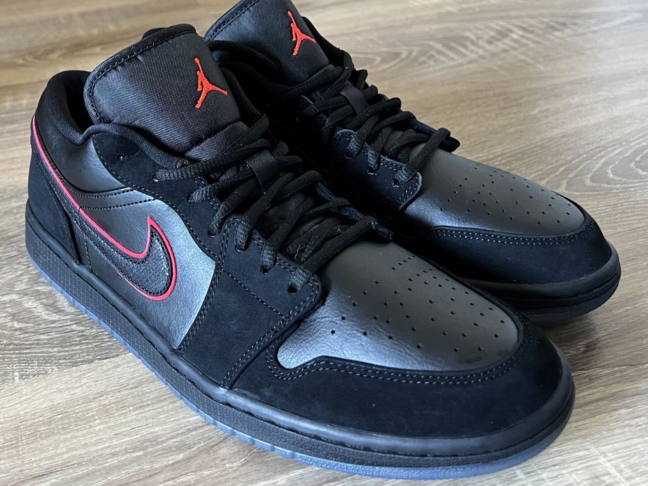 Air Jordan 1 Low Retro Black Red Orbit… marime 45,5