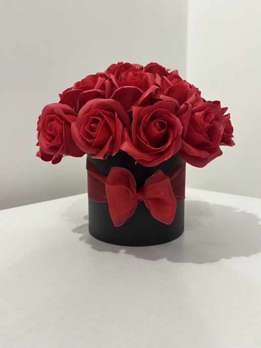 Букет от сапунени рози