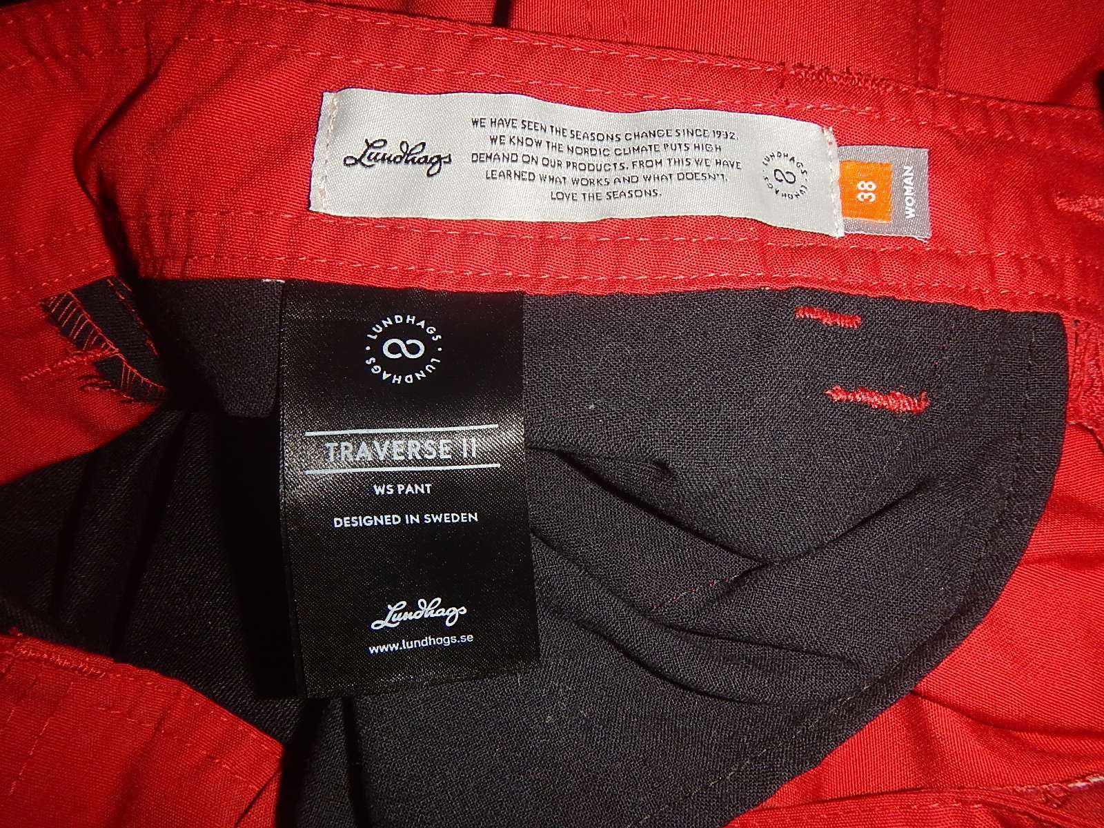 Pantaloni trekking Lundhags traverse 2 cu aerisire. 38(S)-Women. Noi.