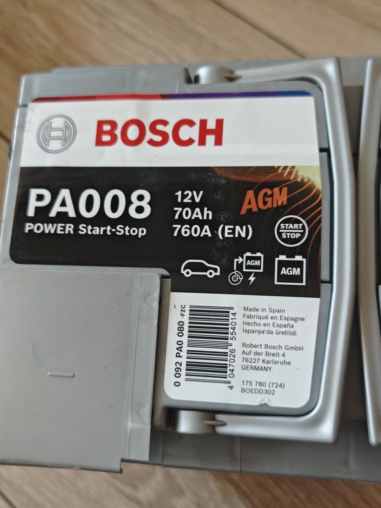 Акумулатор Bosch AGM