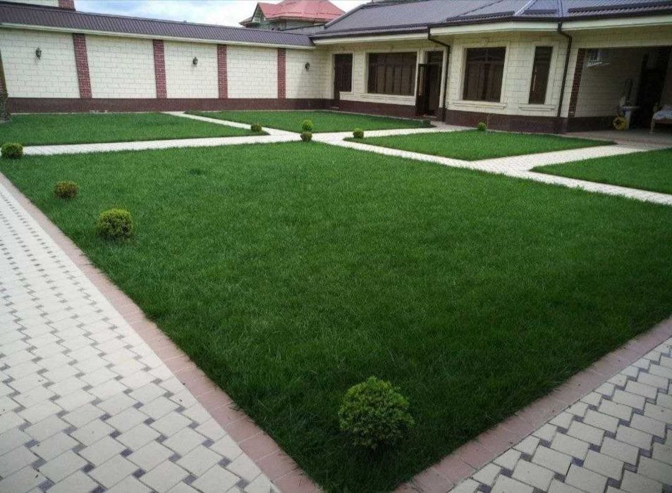 Ландшафтный дизайн, Рулонный газон, продажа и установка