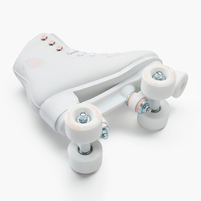 Patine cu rotile Quad 100 Alb - produs resigilat Decathlon