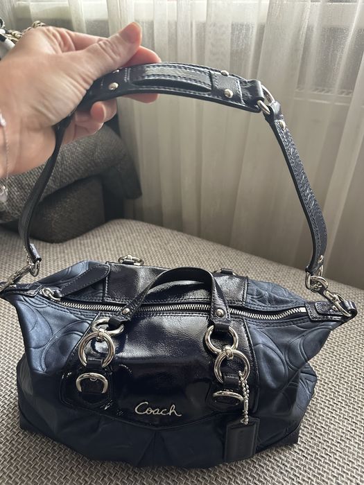 Geanta Coach, noua, editie limitata, bleumarin