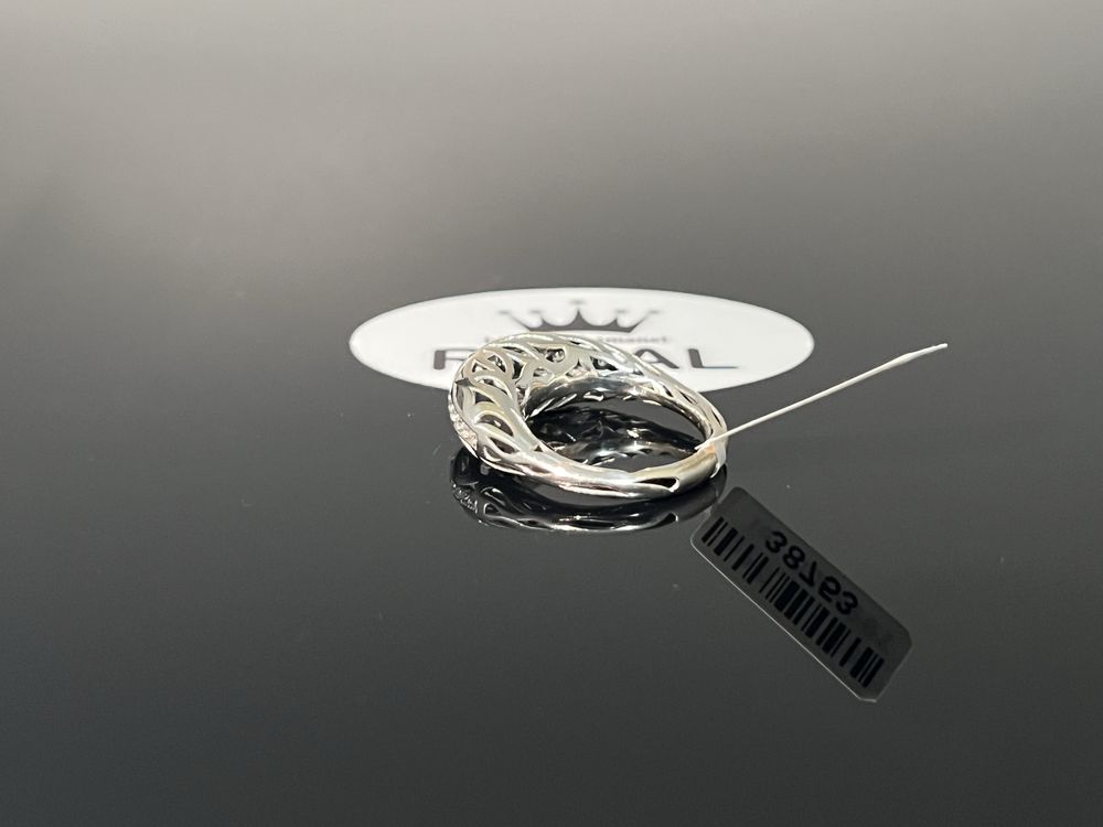 Bijuteria Royal CB : Inel cu diamante aur alb 18K 750 4,04 grame