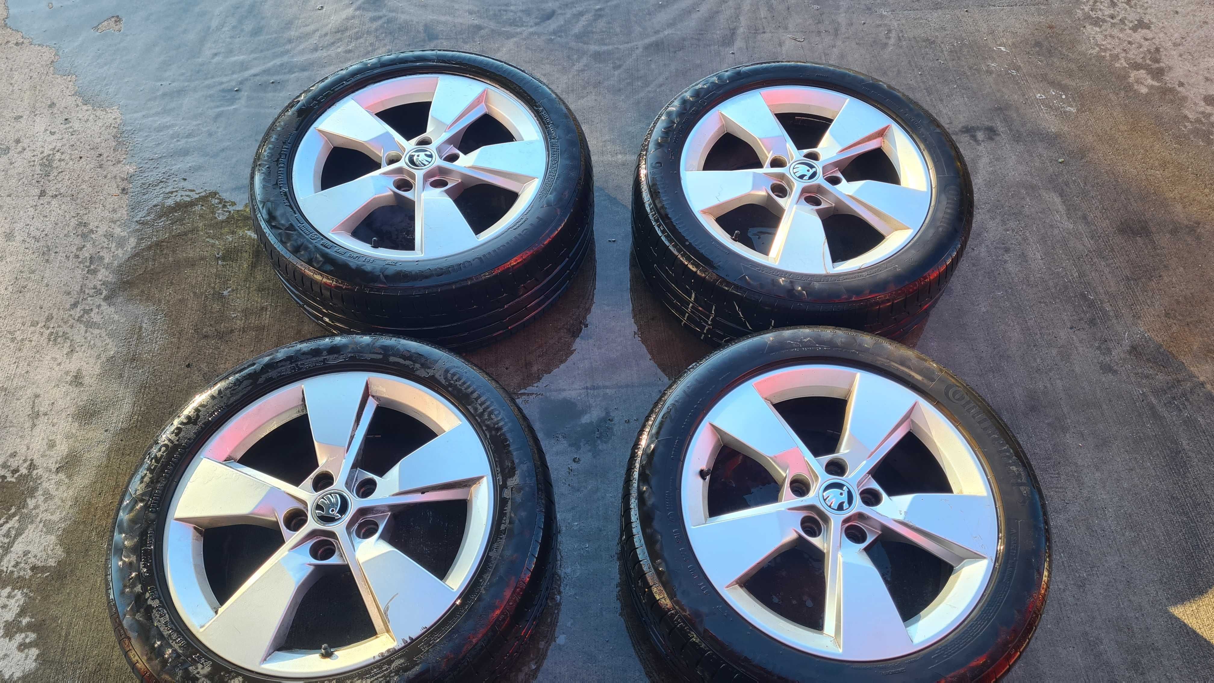 Джанти с гуми 17" за Фолксваген VW Audi Seat Skoda Ауди Сеат Шкода Ети