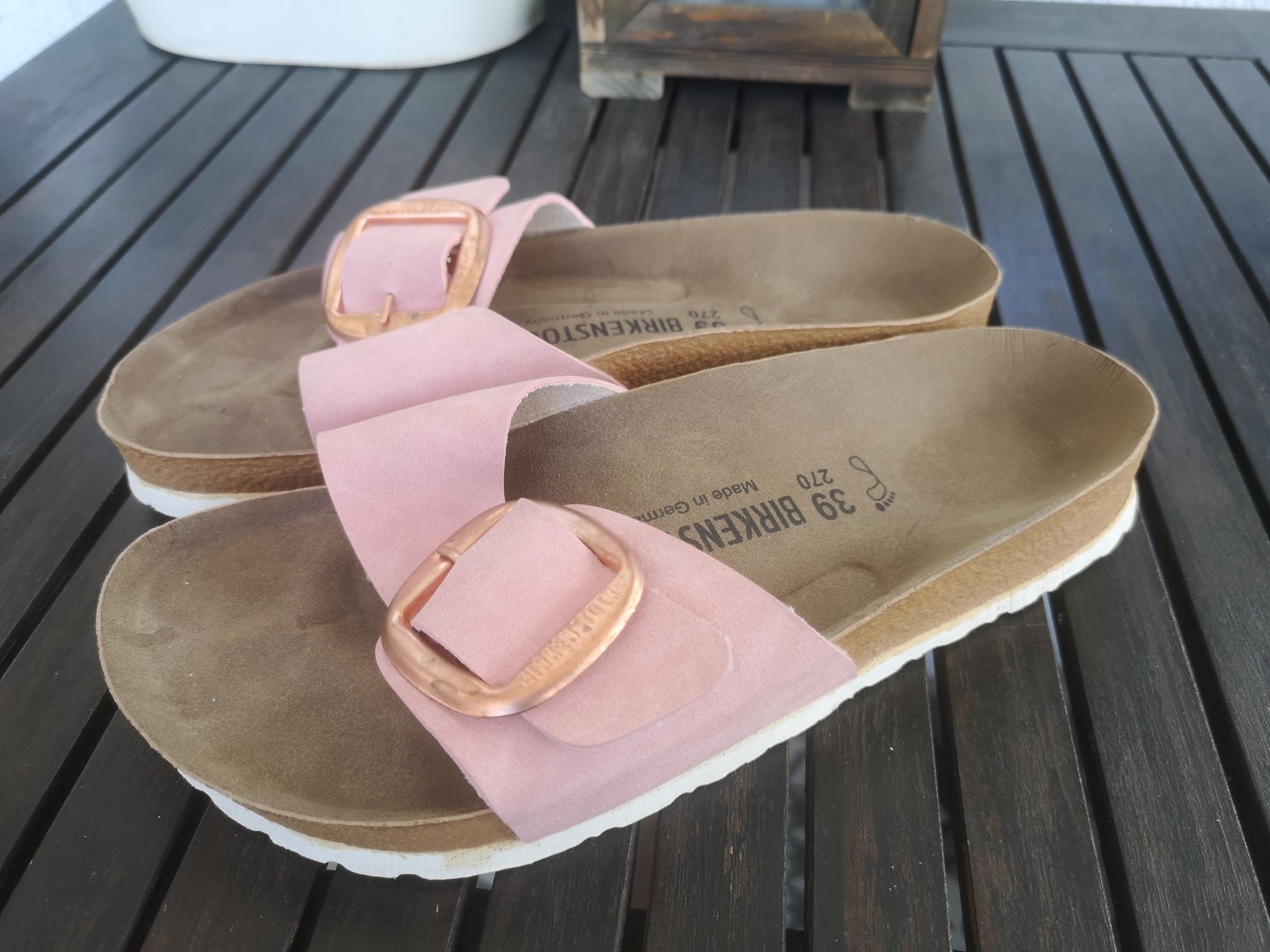 Birkenstock, чехли еко кожа, номер 39