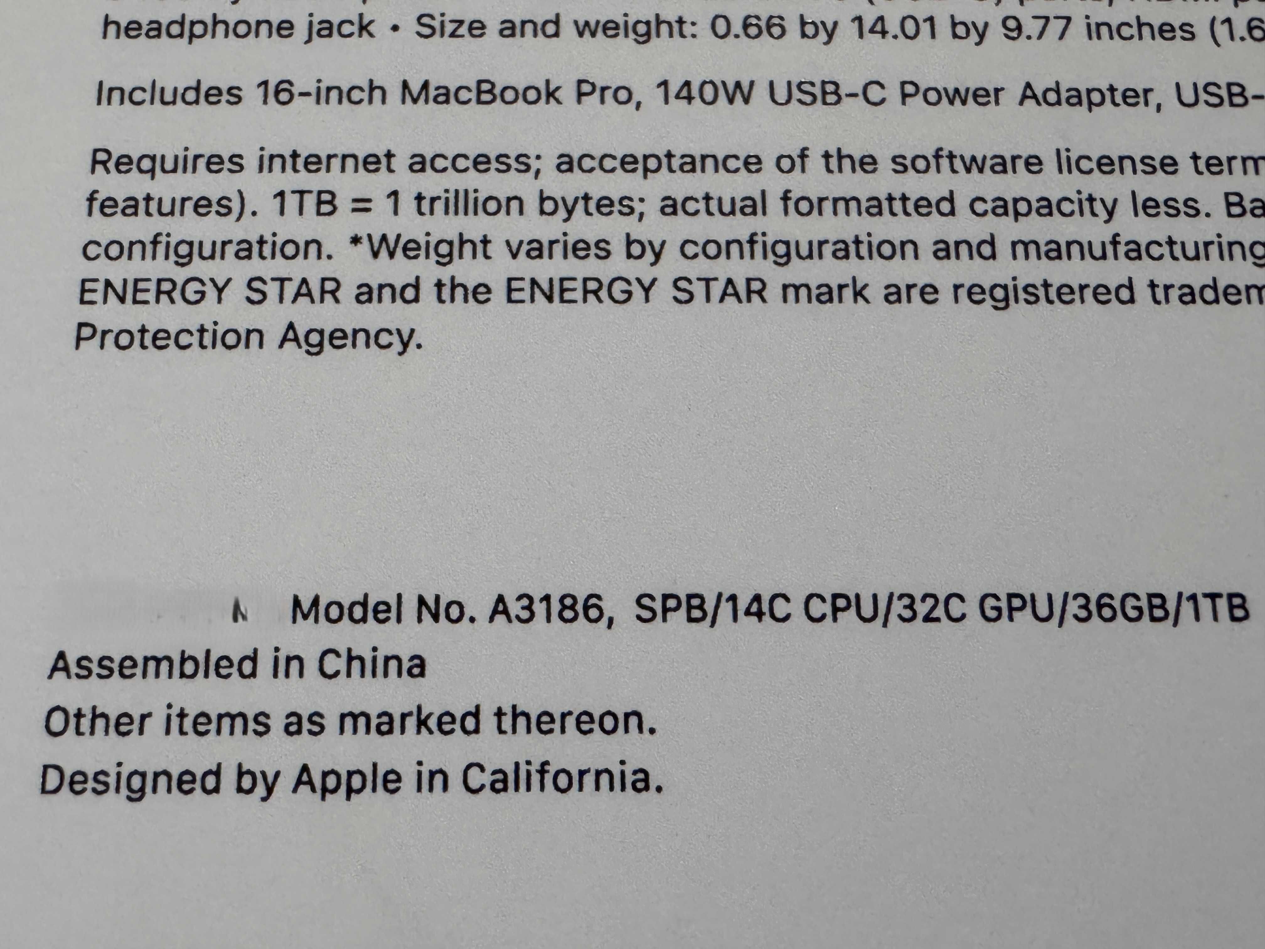 НОВ!MacBook Pro 16 M4 MAX`14 CPU/32 GPU/36GB RAM/1TB SSD/1г Гаранция