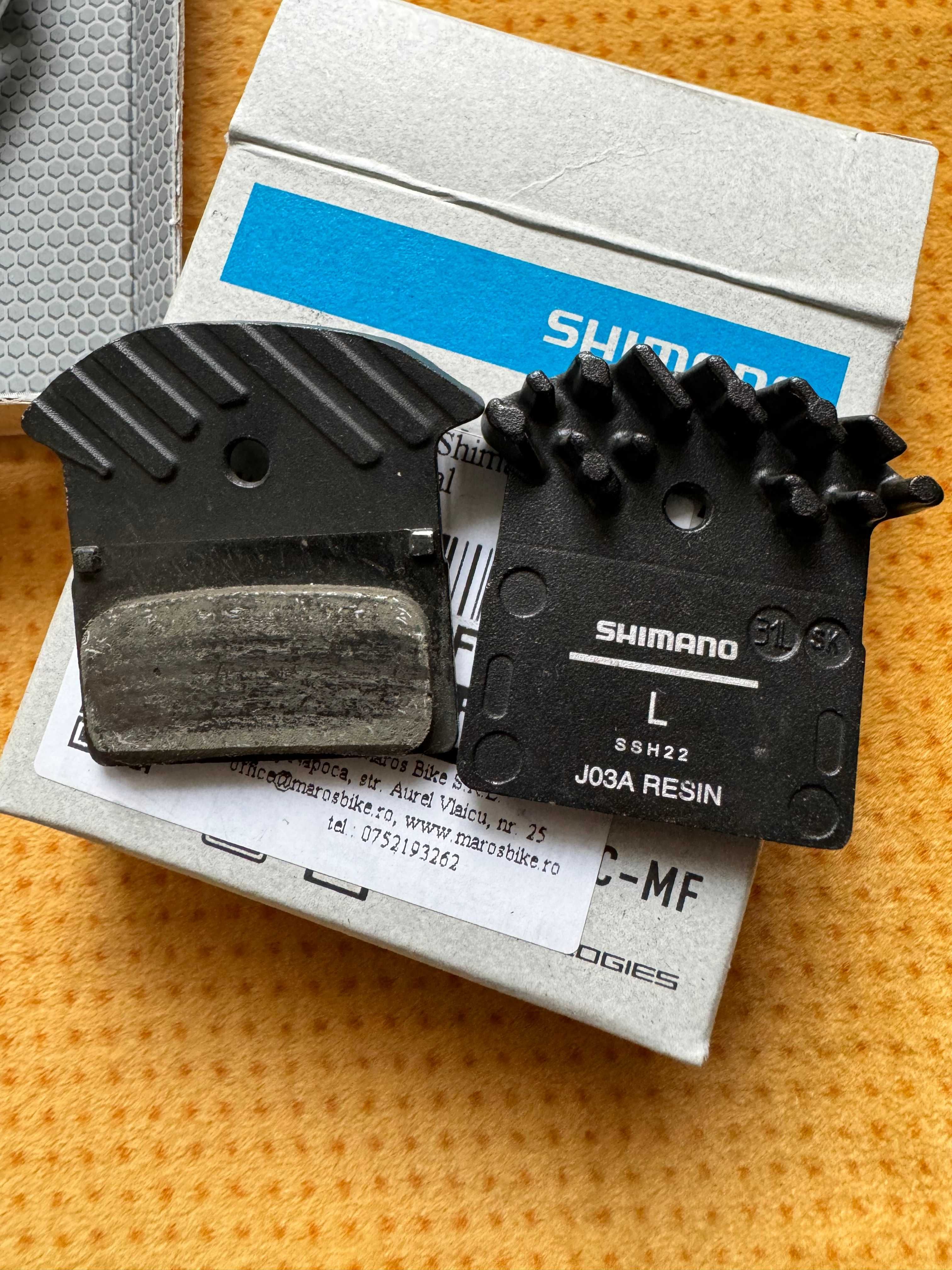 Disc frana rotor Shimano SM-RT70 160 Ice technology+placute J03 resin