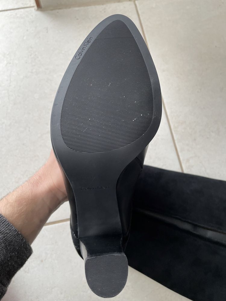 Cizme Calvin Klein dama pana la genunchi