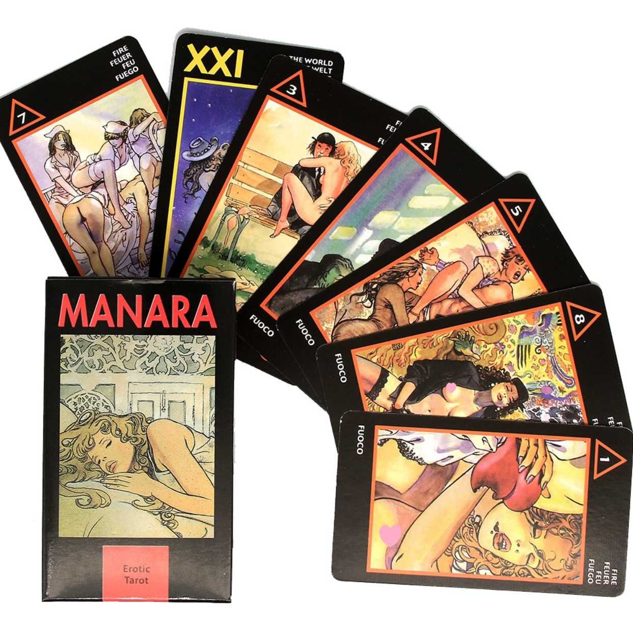 Таро и оракул за любов: Manara Erotic Tarot & Manara Erotic Oracle