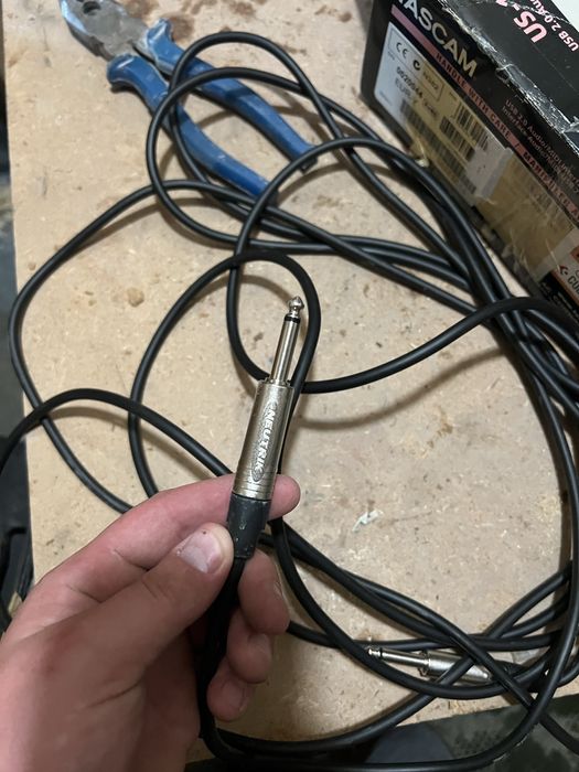 Cablu jack profesional 1/4 penteu microfoane mixere etc