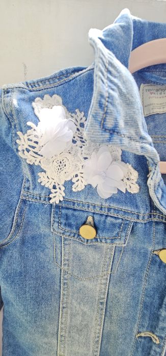 Детско дънково яке за момиче 152-158 см.