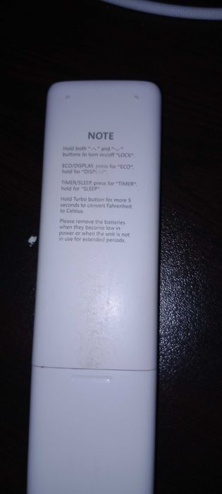 Дистанционно за климатик TLC