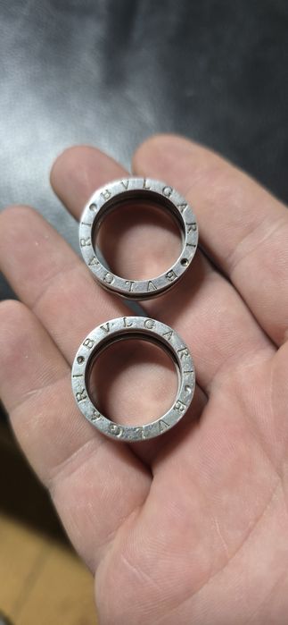 Verighete Bvlgari argint masura mare