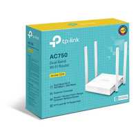 Wi-Fi роутер, TP-Link Archer C24 AC750, модем, Двухдиапазонный