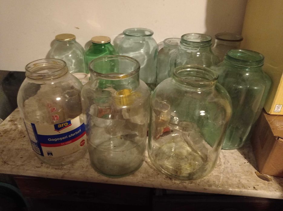 borcane sticla old vechi 4l-6l